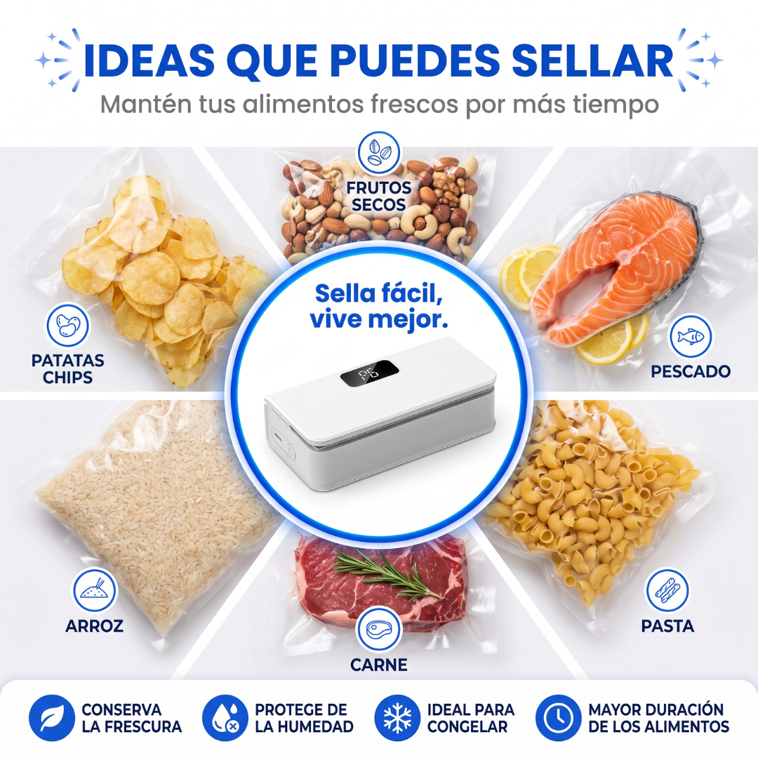 Sellador de Alimentos Portátil
