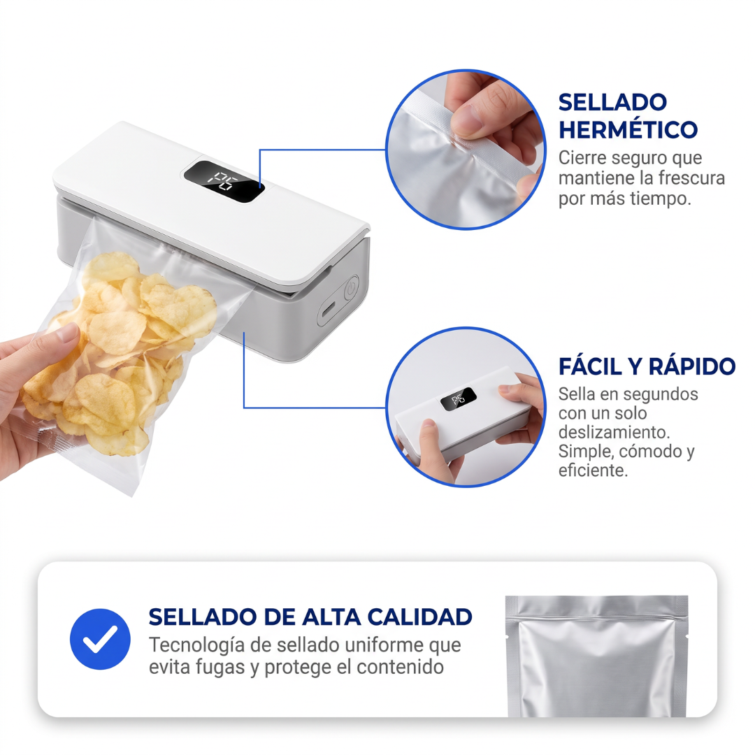 Sellador de Alimentos Portátil
