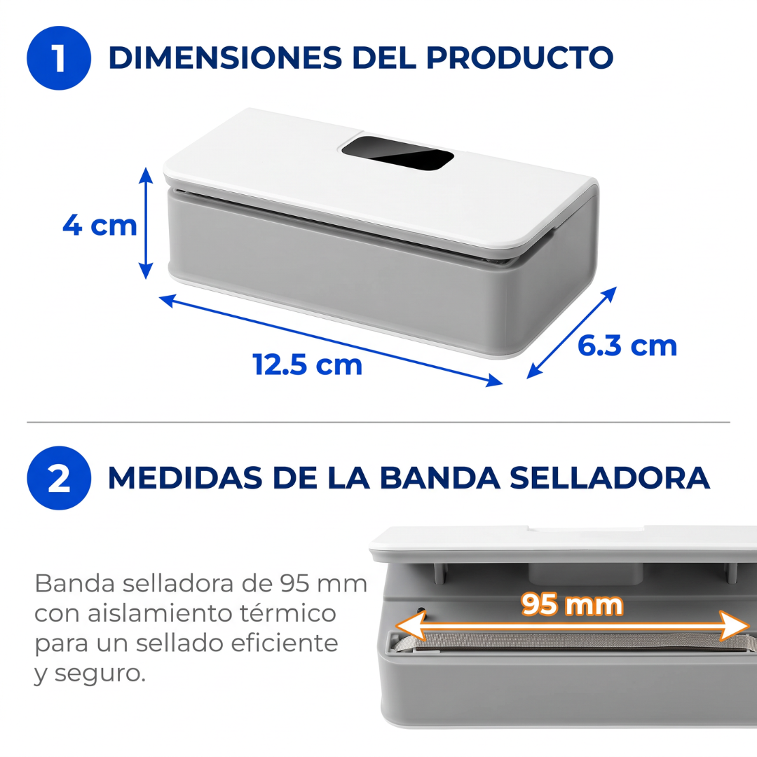 Sellador de Alimentos Portátil